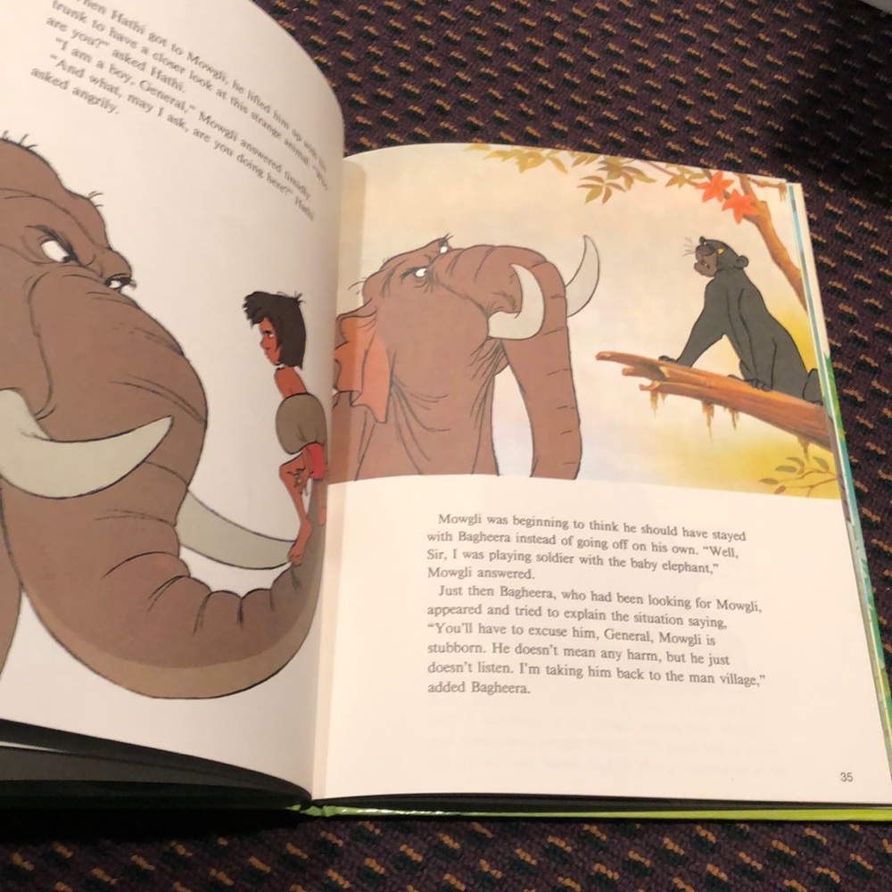 Vintage 1986 children’s book Walt Disney classic The Jungle Book - Picture 9 of 14